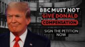 Ensure the BBC refrains from compensating Donald Trump