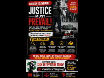 Justice for Victim of Police Brutality in Nigeria – End Extrajudicial Killings Now